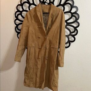 Tan vintage Double-Breasted Women's Coat size S